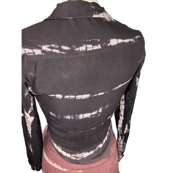 J. GEE Women's Dress Size Small Muli Color Long Sleeve Tie Waist - Picture 11 of 15